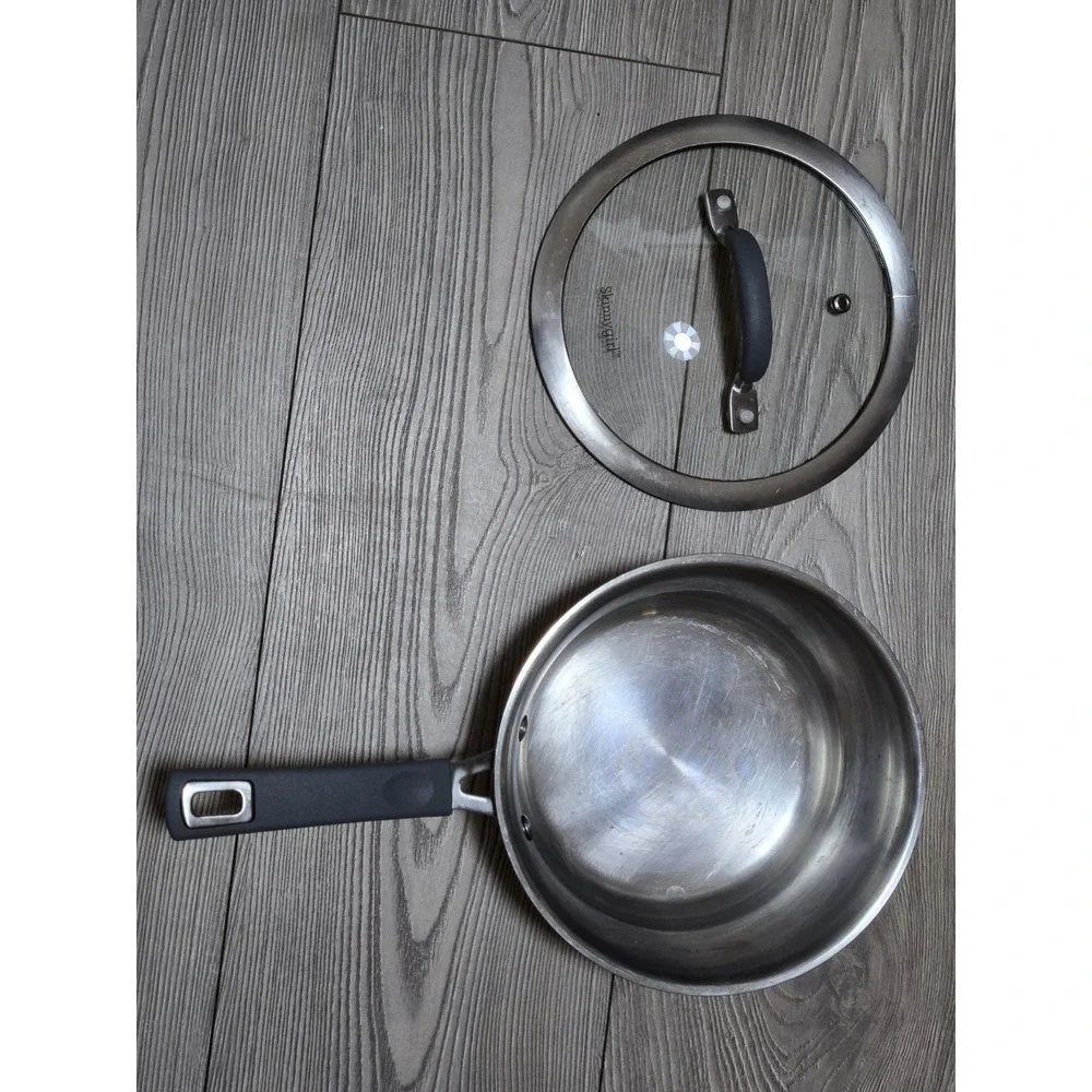 Skinnygirl Stainless‎ Steel Pot 2.7 Quart /w Lid Induction Ready Rare Pan Skinny